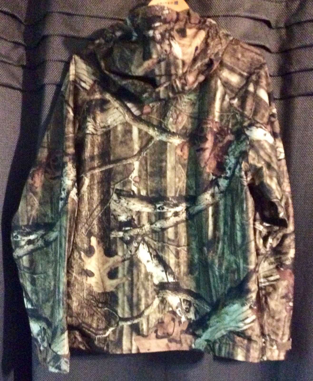 Brand New Men’s Mossy Oak Scent Control Camo Coat Jacket with Hood Medium