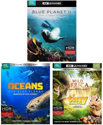 BBC Earth 4K Ultra HD 4-Volume Nature Collection