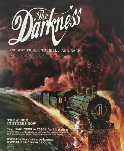 The Darkness One Way Ticket to Hell and Back Album Magazine