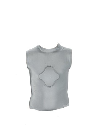 Adult Heart Gard Protective Body Shirt Grey (HG4AGY SIZE Medium)