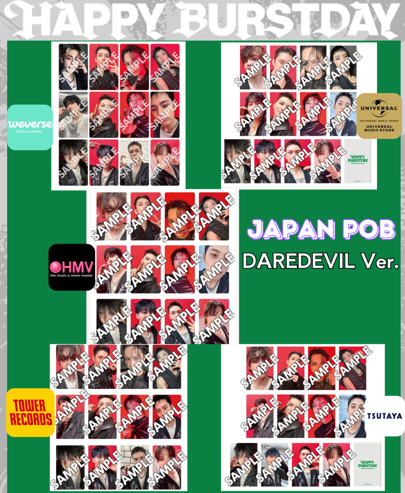 Amazon.com: SEVENTEEN Happy Burstday [Daredevil Ver.] 5th