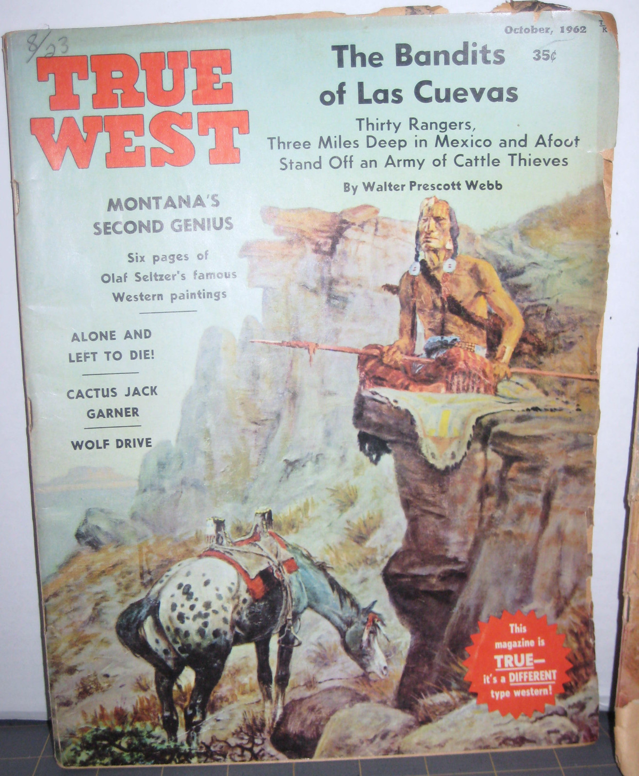 True West Real West The West pulp western magazines Oct. 1962 May 65 Jan. 68