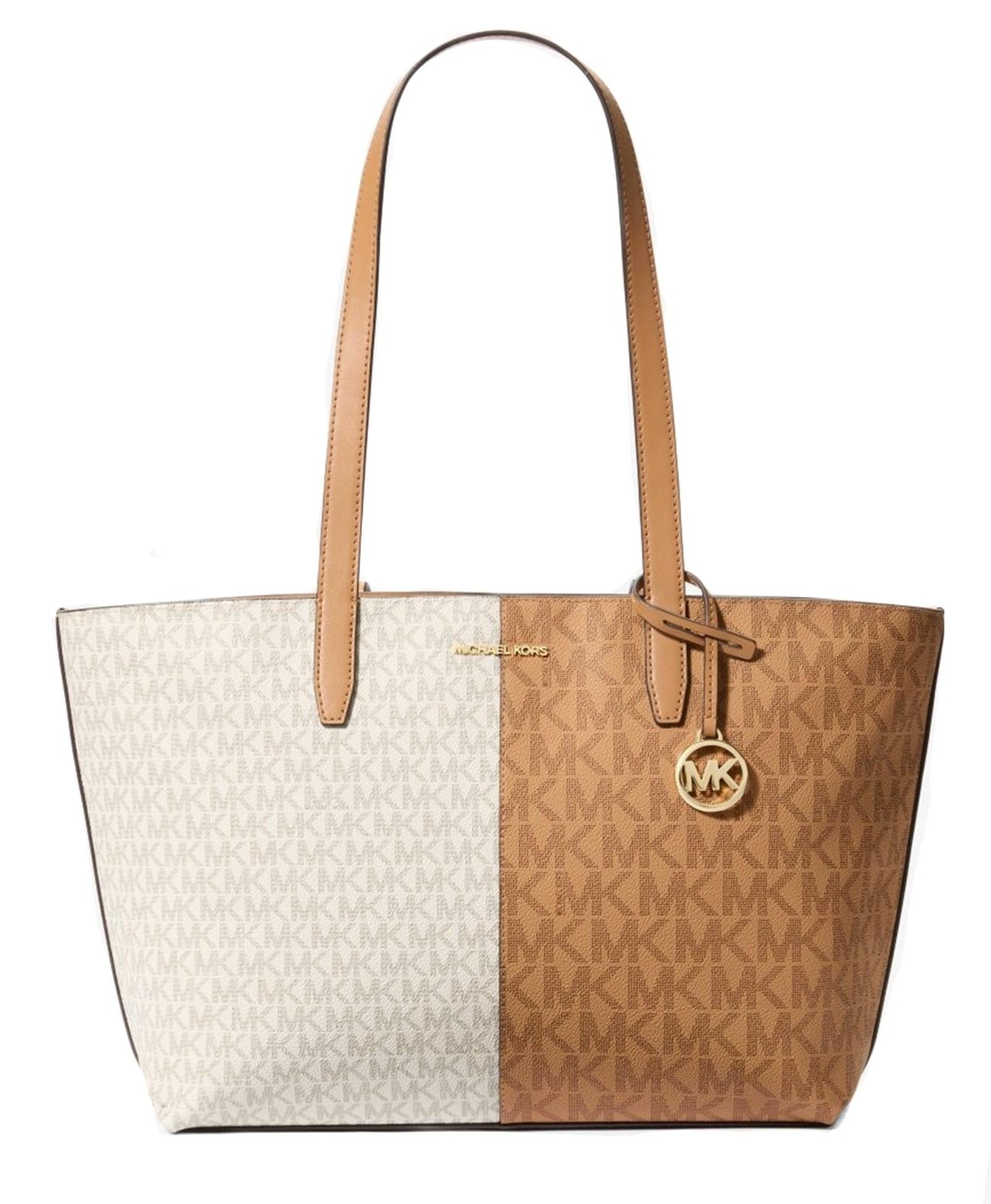 Сумка Michael Kors Сумка Jet Set Travel MD с застежкой-молнией Tote Deer Multi New