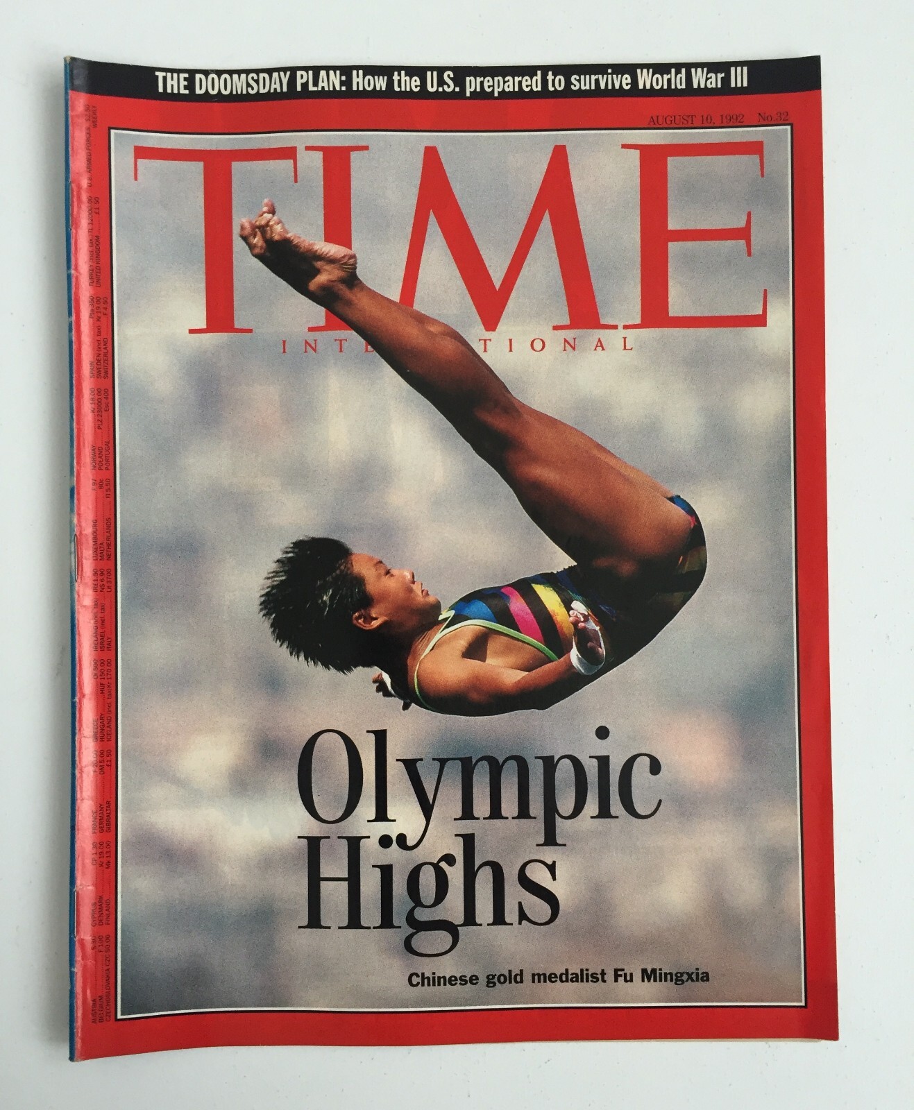 TIME MAGAZINE August 10 1992 Olympic Highs Chinese Gold