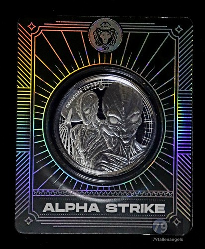 2023 Scottsdale Mint 👽 Alien 👽 ALPHA STRIKE Silver Proof