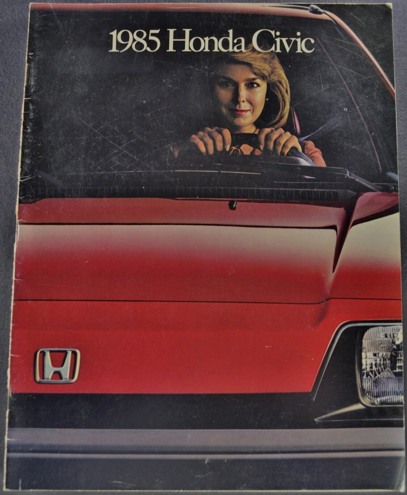 1985 Honda Civic Brochure CRX Hatchback DX Sedan Wagon Nice