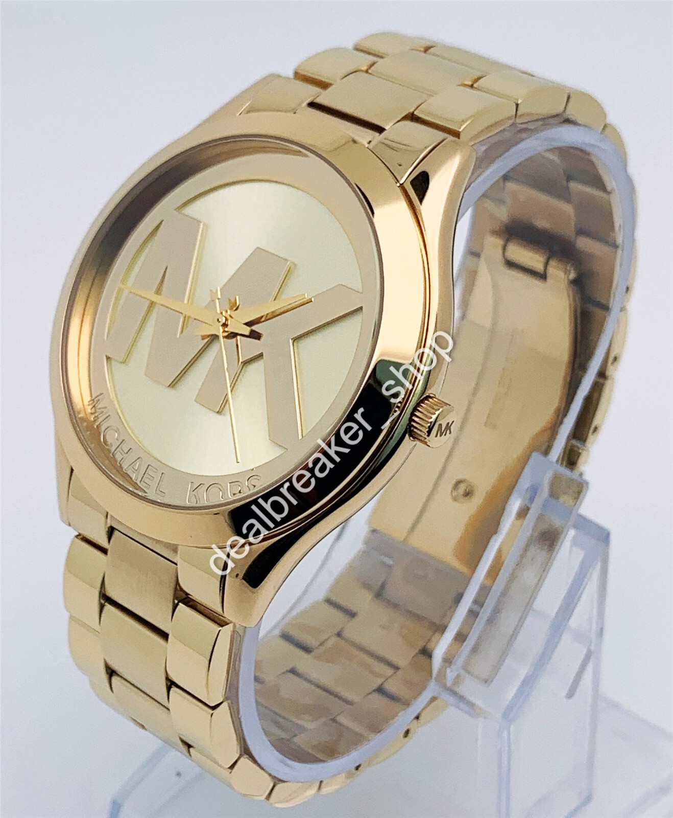 MICHAEL KORS MK3739 Slim Runway Gold Dial MK Logo Dial MICHAEL KORS MK3739 Slim Runway Gold Dial MK Logo Dial