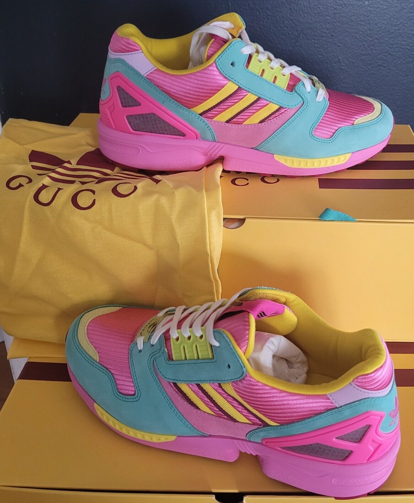 NEW GUCCI x ADIDAS ZX 8000 NEW GUCCI x ADIDAS ZX 8000