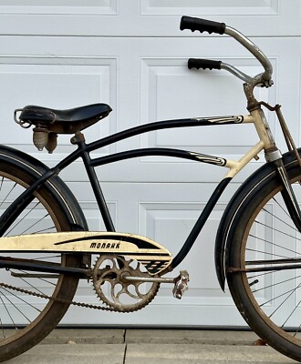 *** VINTAGE 1949 ?? MONARK SILVER KING BICYCLE, OLD ANTIQUE BIKE ***