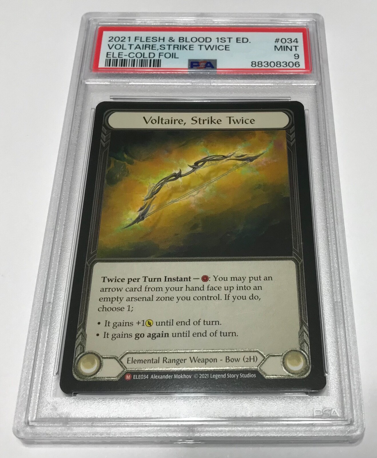 マジック：ザ・ギャザリング Voltaire, Strike Twice Coldfoil Cold Foil》[Elemental Ranger]Voltaire, Strike Twice [M]《ELE