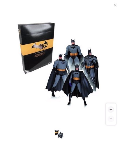 DC Collectibles Batman 75th Anniversary Set Bob Kane, New Fr