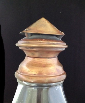 VERY RARE TROLLEY SHIP RAILWAY LANTERN PUSHUP LAMP DAYTON MFG. CO