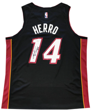 Tyler Herro Autographed Black Swingman Miami Heat Jersey (JSA) | eBay