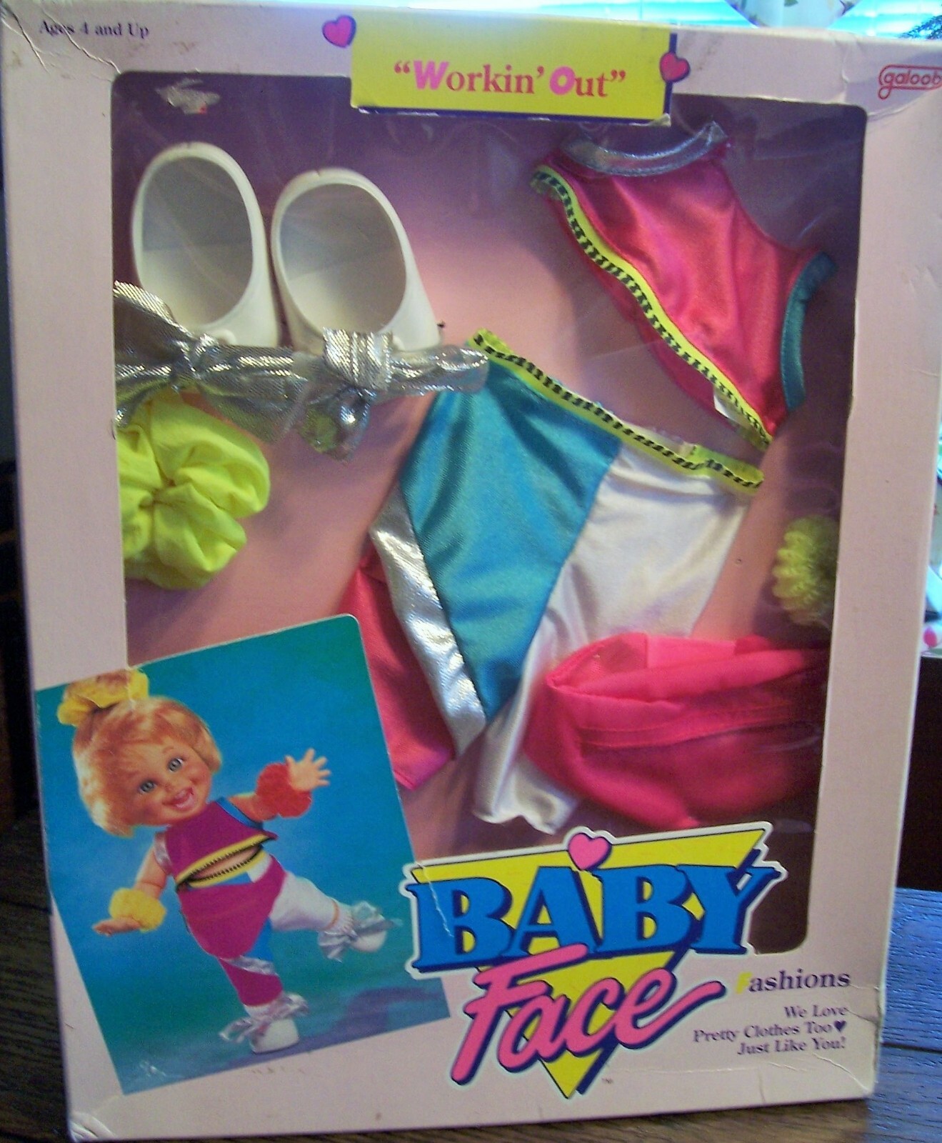 Original Galoob Baby Face Doll Outfit 