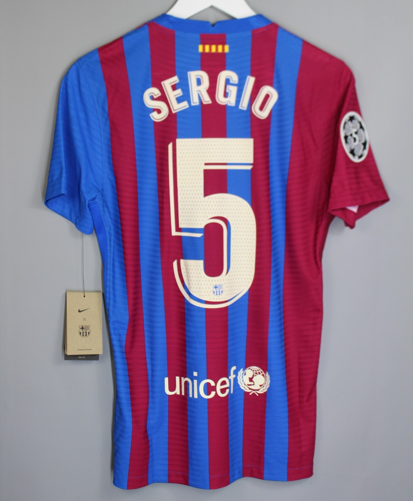 応援グッズ #6 FC Barcelona-Real Madrid FC Barcelona Home Replica Set Kids Jersey