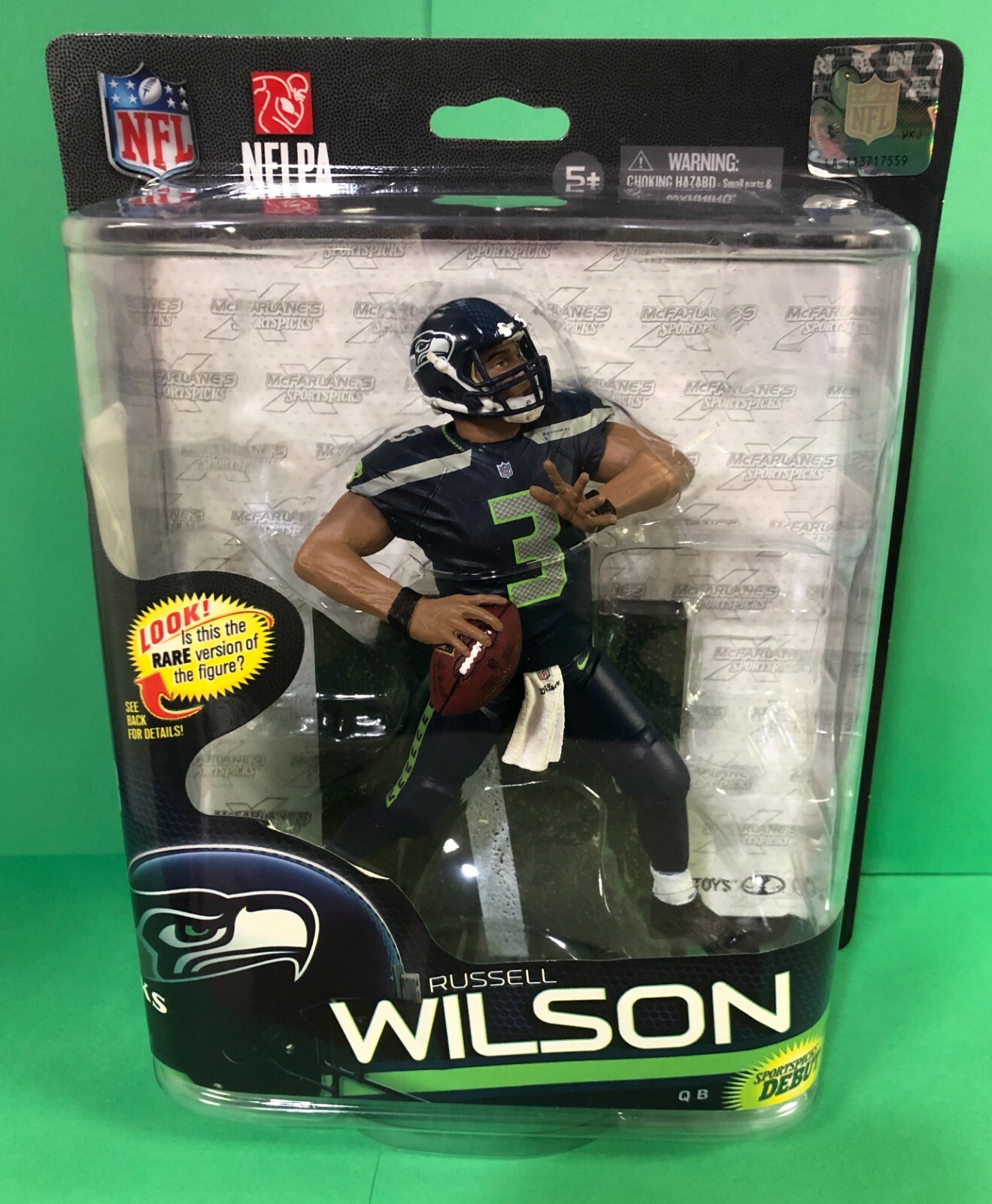 ラッセル・ウィルソン シアトル・シーホークス マクファーレン フィギュア RUSSELL WILSON