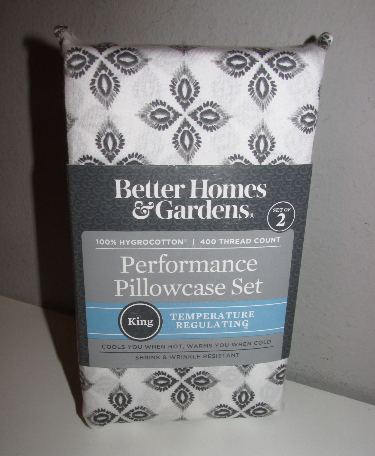 Set of 2 SOFT Temp Regulating Pillowcases (King Size) BRAND 