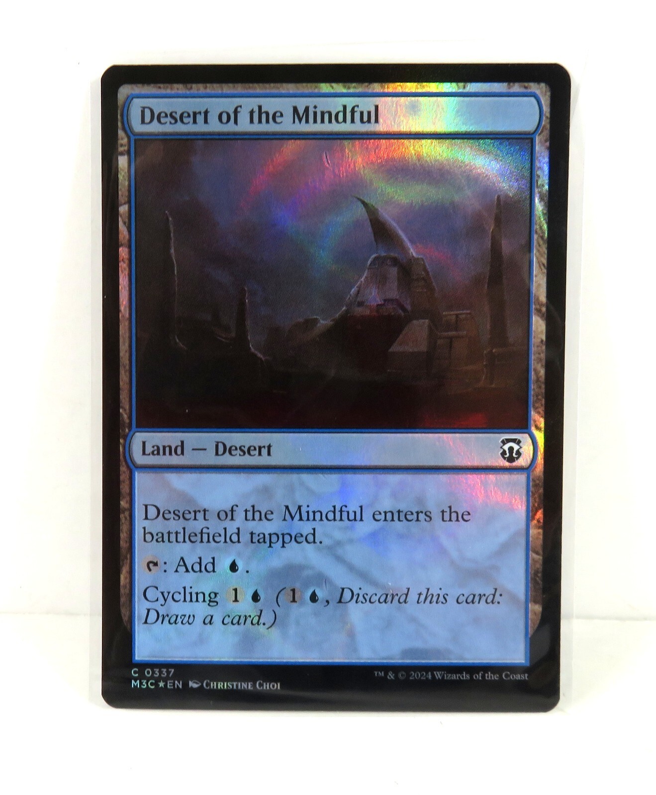 Desert of the Mindful Ripple Foil NM - MTG Magic MH3 Modern