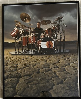 Rush Neil Peart Signed Andrew MacNaughtan Vapor Trails Tour #63/250 Rare