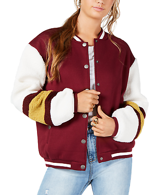 Sherpa varsity bomber jacket sale