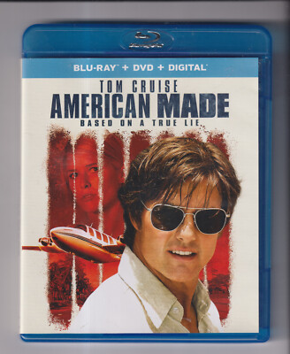 American Made (Blu-Ray + DVD, 2 Disc Set) Nice! W/case
