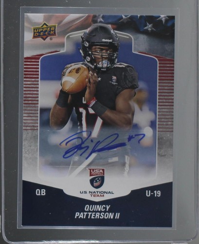 2018 Upper Deck USA Football Quincy Patterson II #29