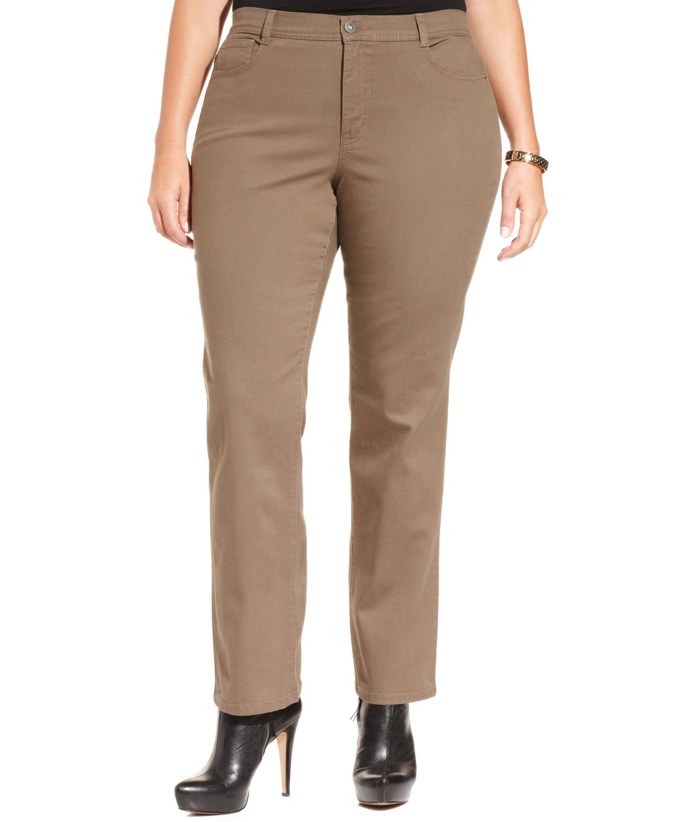 plus size slim leg jeans