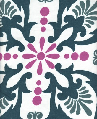 Cynthia Rowley 2 Pc Twin XL Duvet Bedding Teal Lime Fuschia Teen Dorm College