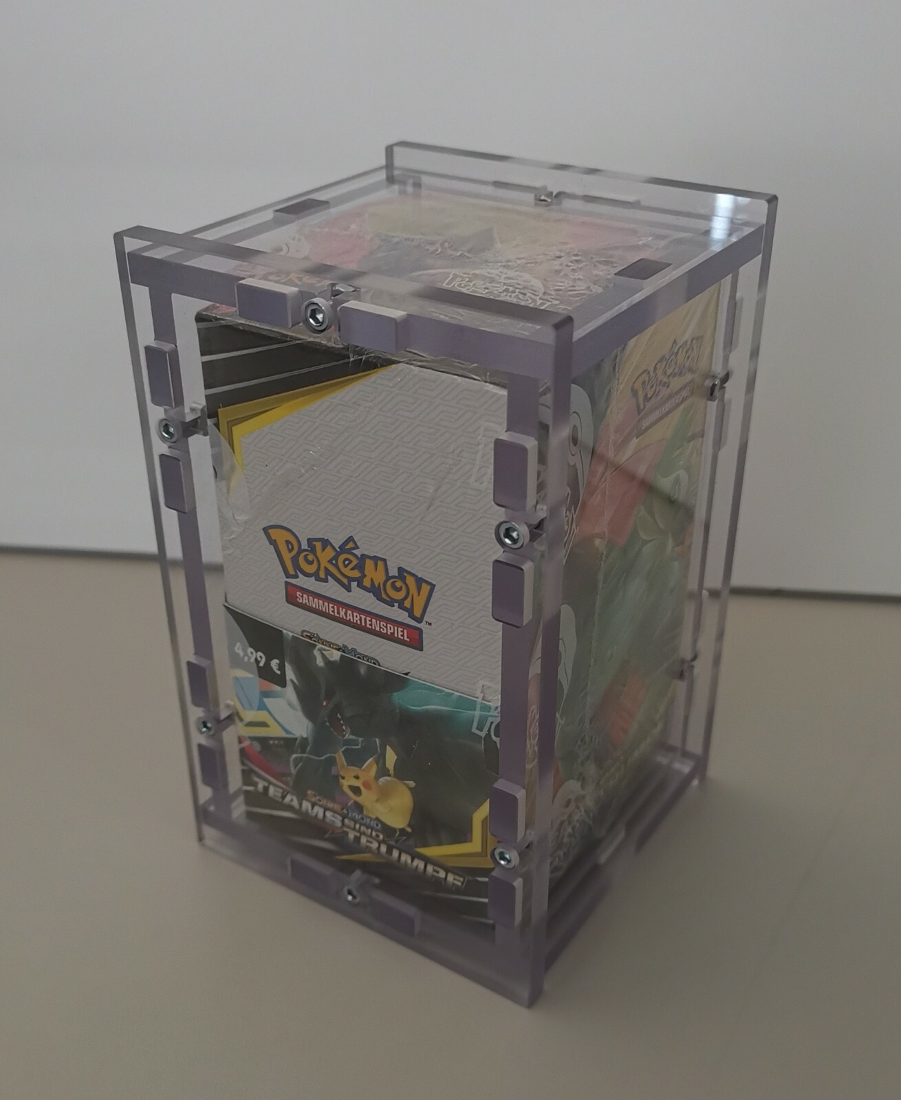 Case Schutzbox für Pokemon 18er Display z.B Teams sind Trumpf