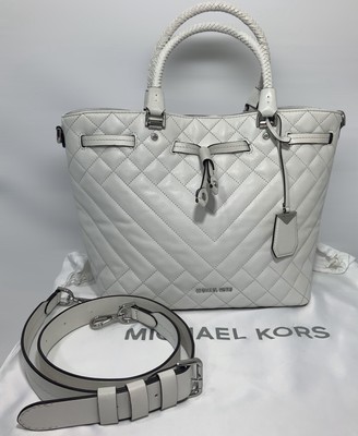 michael kors blakely leather satchel handbag 254850736091