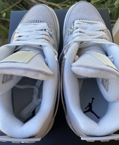 Pre-owned Jordan 4 Frozen Moments All Sizes 11w, 10.5w, 9.5w, 9w, 8.5w, 8w, 7.5w, 7w, 6.5w In Gray