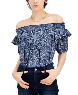 INC International Concepts Off The Shoulder Top