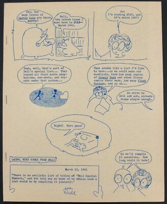 Index Of Dell Special Series Comic Books By D.A & M.C Thompson 1968 1st Edition