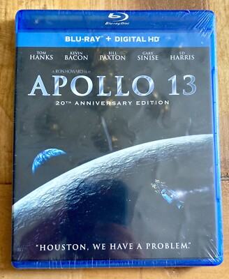 Apollo 13 (Blu-ray DVD) 1995 Tom Hanks Space Astronaut Movie Ron Howard Film NEW
