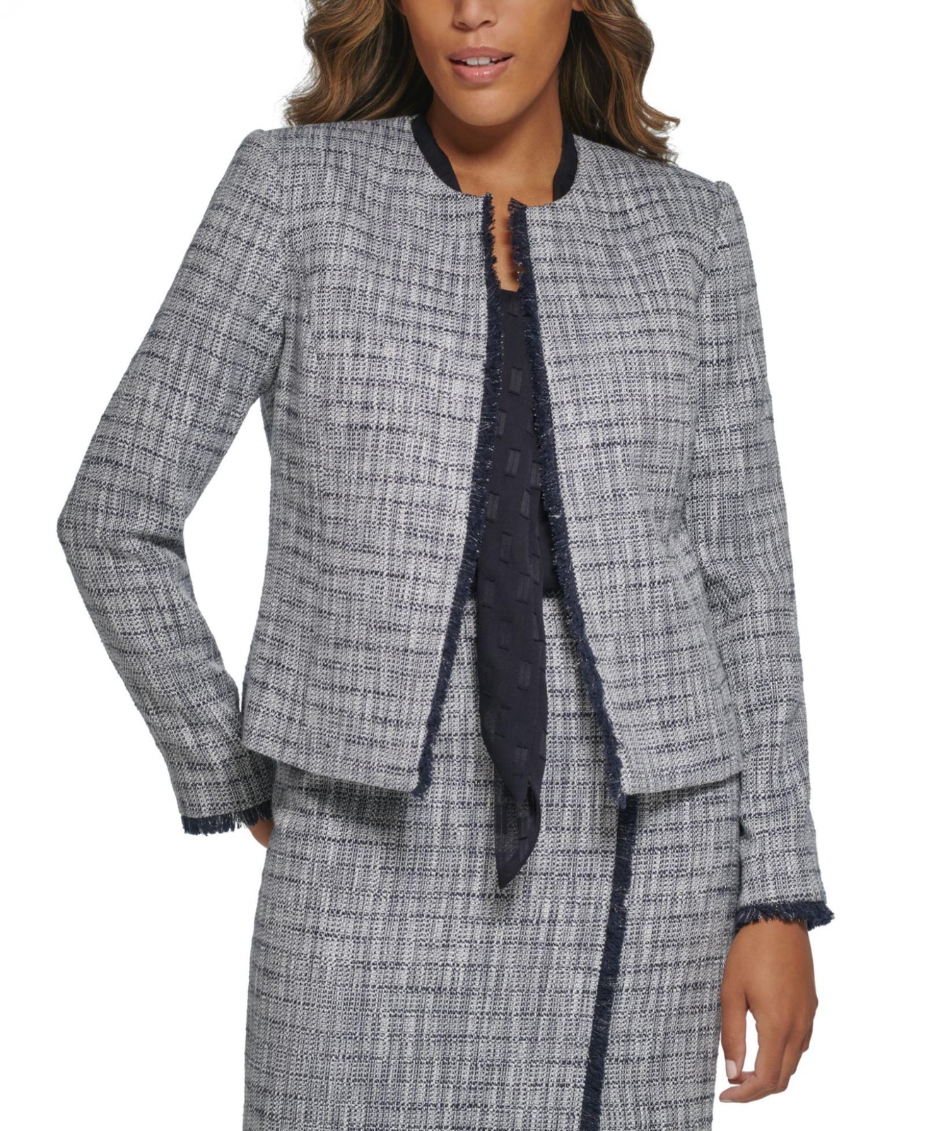 【おんぷ】tweed over jacket Tweed jacket – Jen Wonders