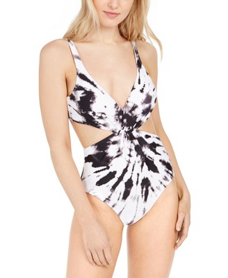 Bar Iii Womens Swimwear White Size Small S One Piece Tie Dye Monokini 618のebay公認海外通販 セカイモン