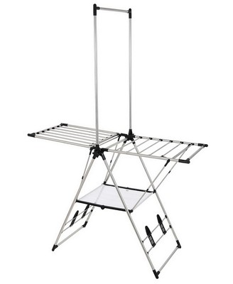 Large Stainless Steel Laundry Clothes Drying Rack Clothesline Indoor Outdoor