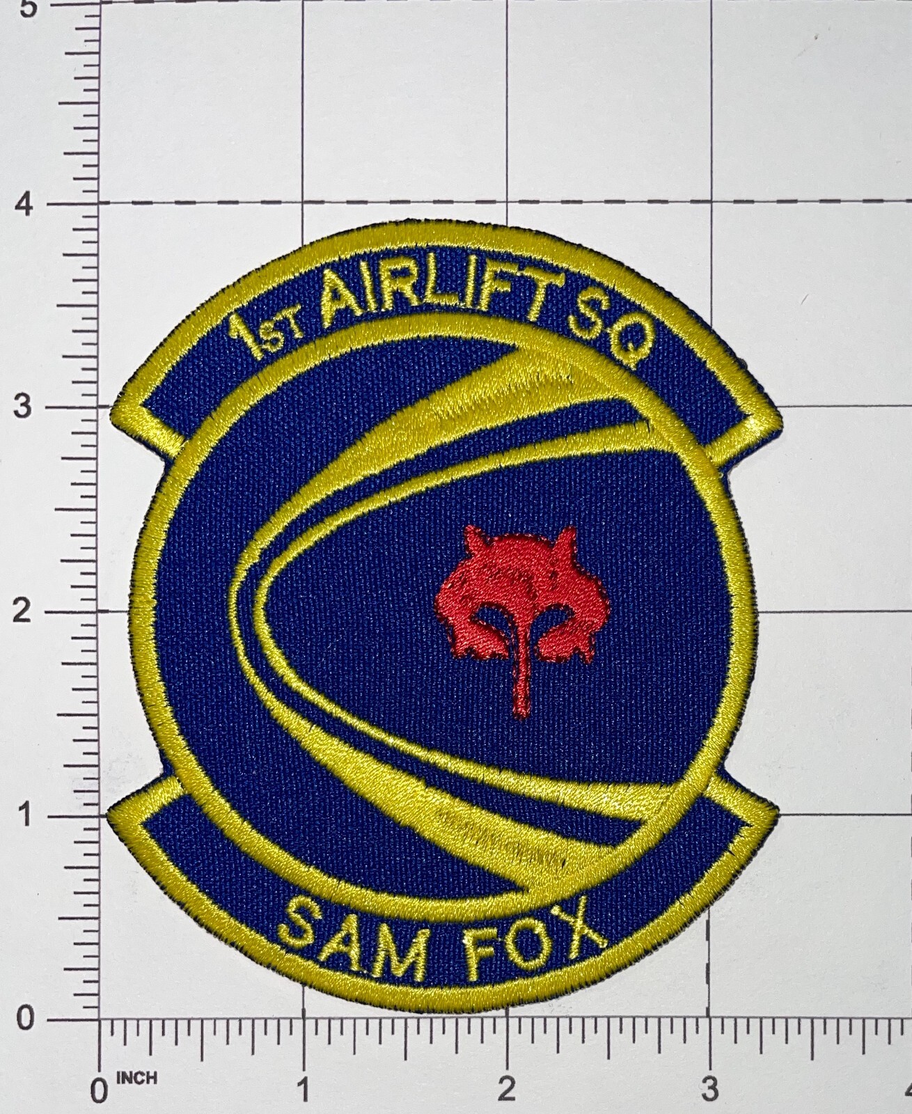 USAF 22d AIRLIFT SQ C-5 刺繍パッチ USAF 22d AIRLIFT SQ C-5