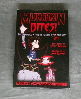 Munchkin Bites! Card Game Steve Jackson Games 1st Edition 9th Printing 2013