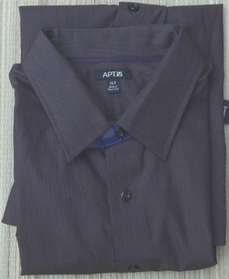 APT. 9 BIG & TALL MENS QUALITY FINE LITE COTTON LONG SLEEVE DRESS SHIRT LIST $54