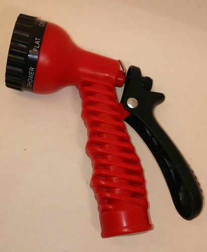 Latex 50 ' Expanding Flexible Garden Water Hose + 7 Setting Nozzle FREE SHIPPING