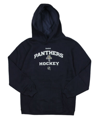 Толстовка с капюшоном из флиса Reebok NHL Hockey Youth Florida Panthers - Navy