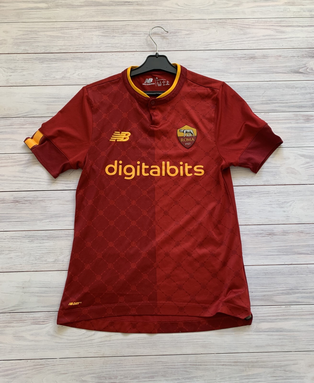 AS Roma 2021-2022 Home football shirt jersey New Balance