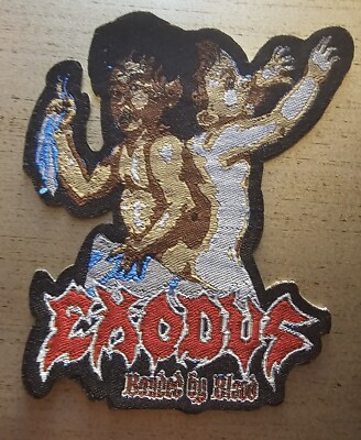 Exodus Bonded By Blood Shape Woven Patch
