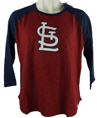 St. Louis Cardinals MLB Majestic Women's Plus Size Graphic T-Shirt