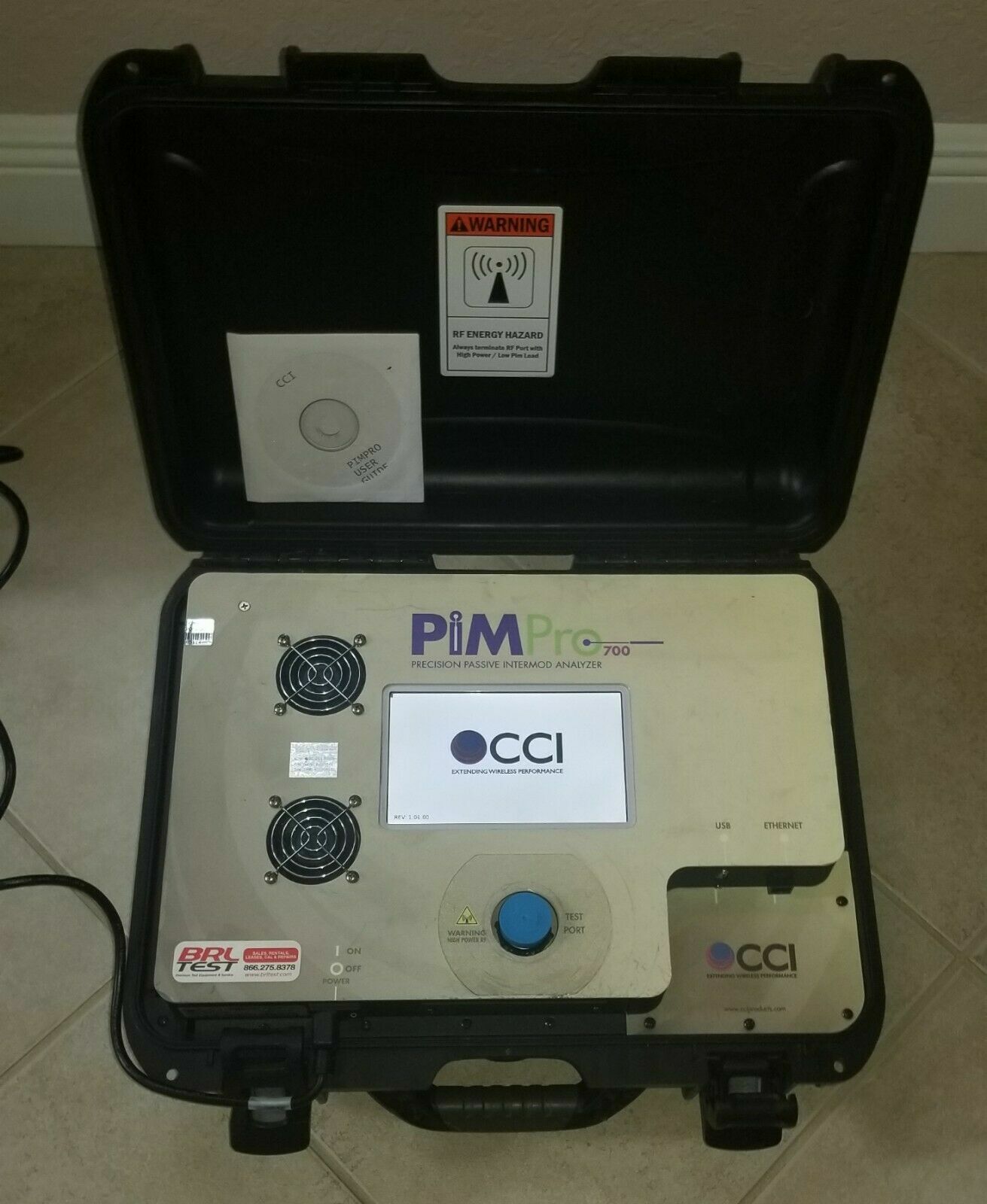 CCI PIMPRO700 LPC LTE PIM Analyzer