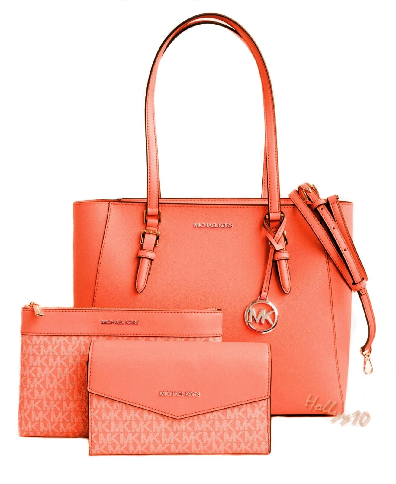 Сумка-тоут Michael Kors Charlotte LG 3 в 1, кожаная через плечо + - 2xumhängetaschen