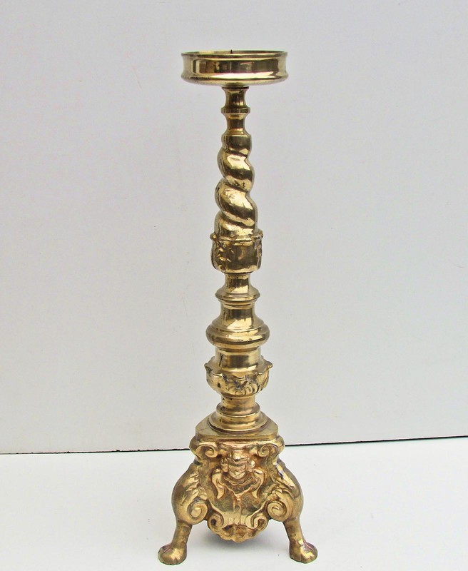 Riesige Messing Kirchenleuchter Altarleuchter Kerzenleuchter 51 Cm,3,6 Kg     