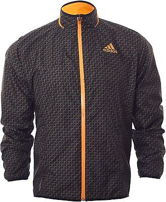 Adidas Men's AdiZero Zip AZ Jacket Top Black Warm Up Original All Sizes V39027