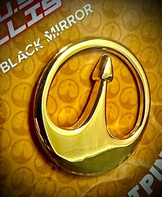 Black Mirror Pin Lootpins U.S.S. Callister Netflix TV Show Lootcrate 2011